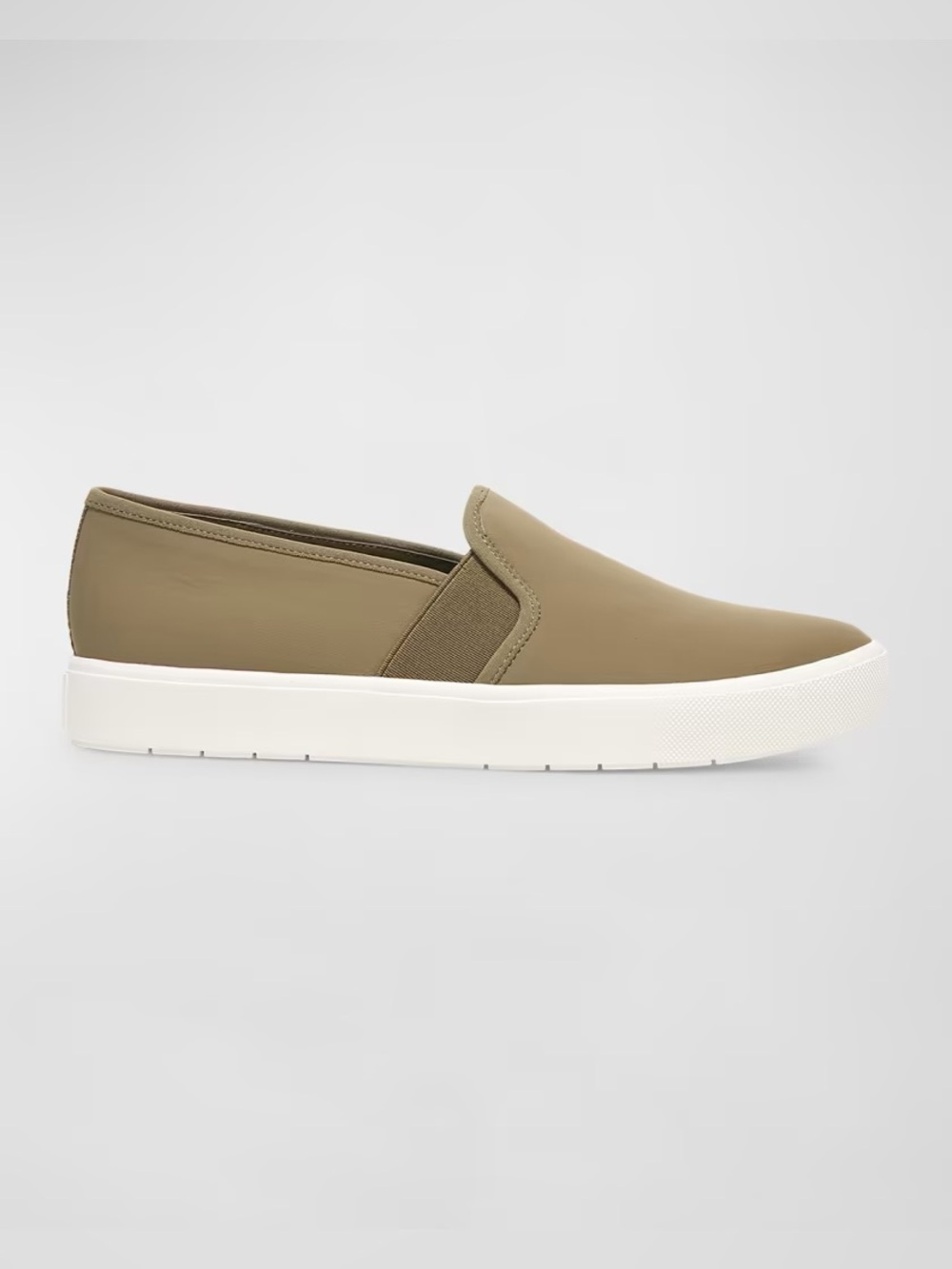 NWT $250 Vince Blair Slip On Sneakers Women 6 Moss Green Casual Comfort Walking